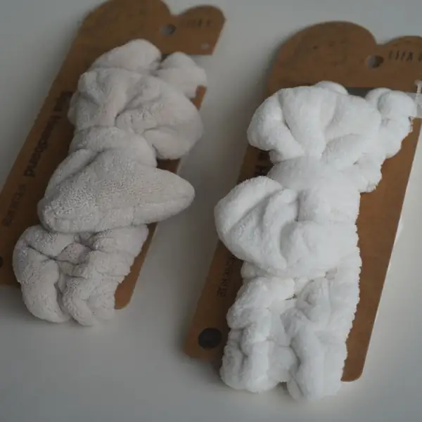 Coral Fleece Elastic Hair Band